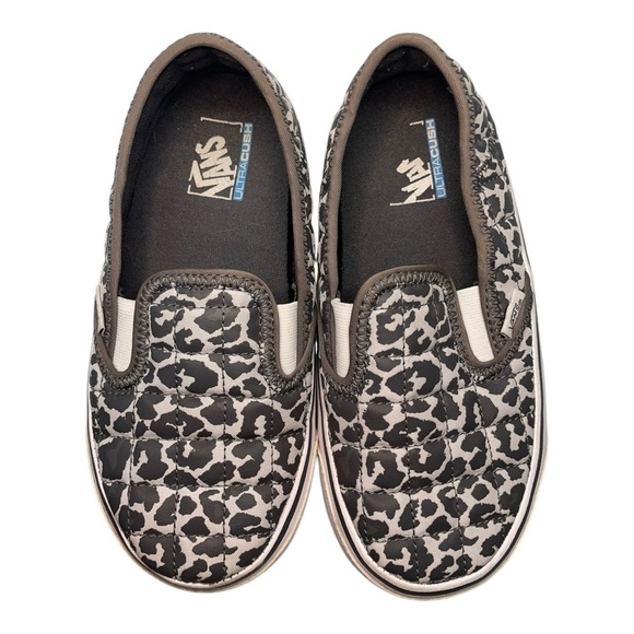 Vans Slip- er 2 Slip-on Comfort Shoes "Snow Leopard" Size Youth 3 - Picture 6 of 15